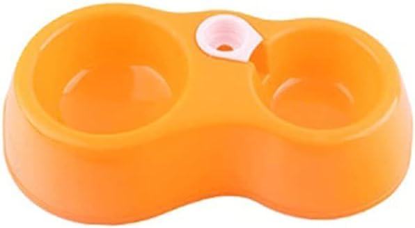 Миска двойная для животных пластиковая Оранжевый (2474153496) - фото 1 Миска двойная для животных пластиковая Оранжевый (2474153496) - фото 1