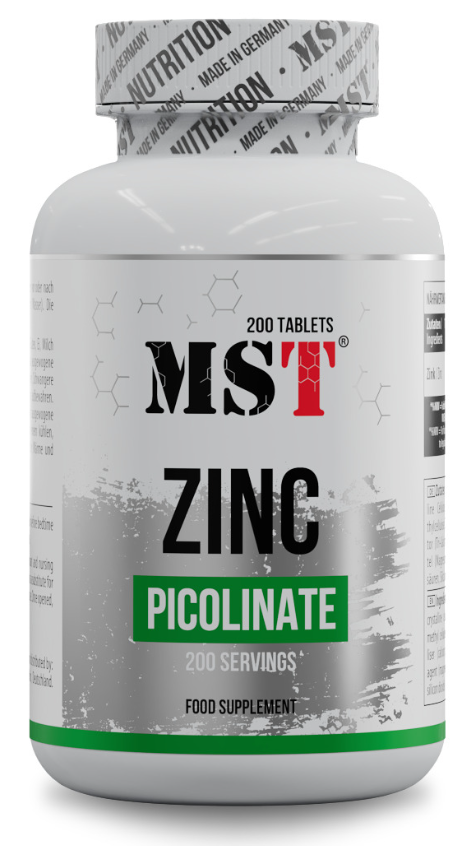 Цинк Пиколинат MST Zinc picolinate 200 таблеток Цинк Пиколинат MST Zinc picolinate 200 таблеток