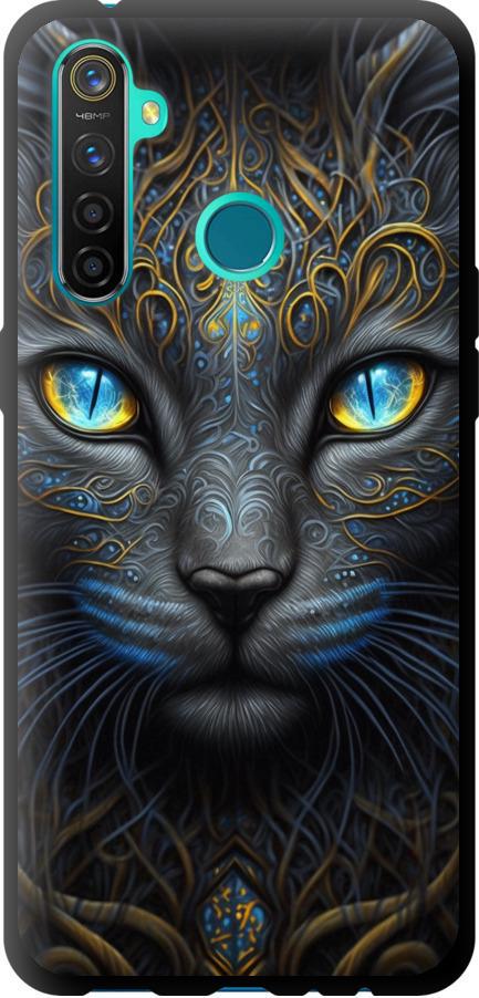 Чехол на Realme 5 Pro Кошка (5548b-1861-42517)