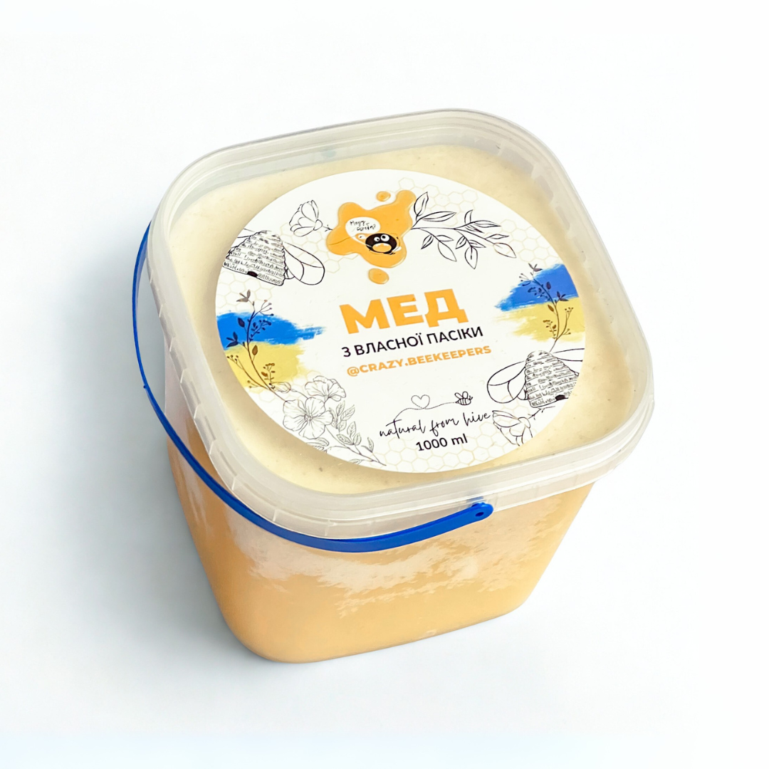 Мед соняшниковий Меду Треба 1400 г 1 л
