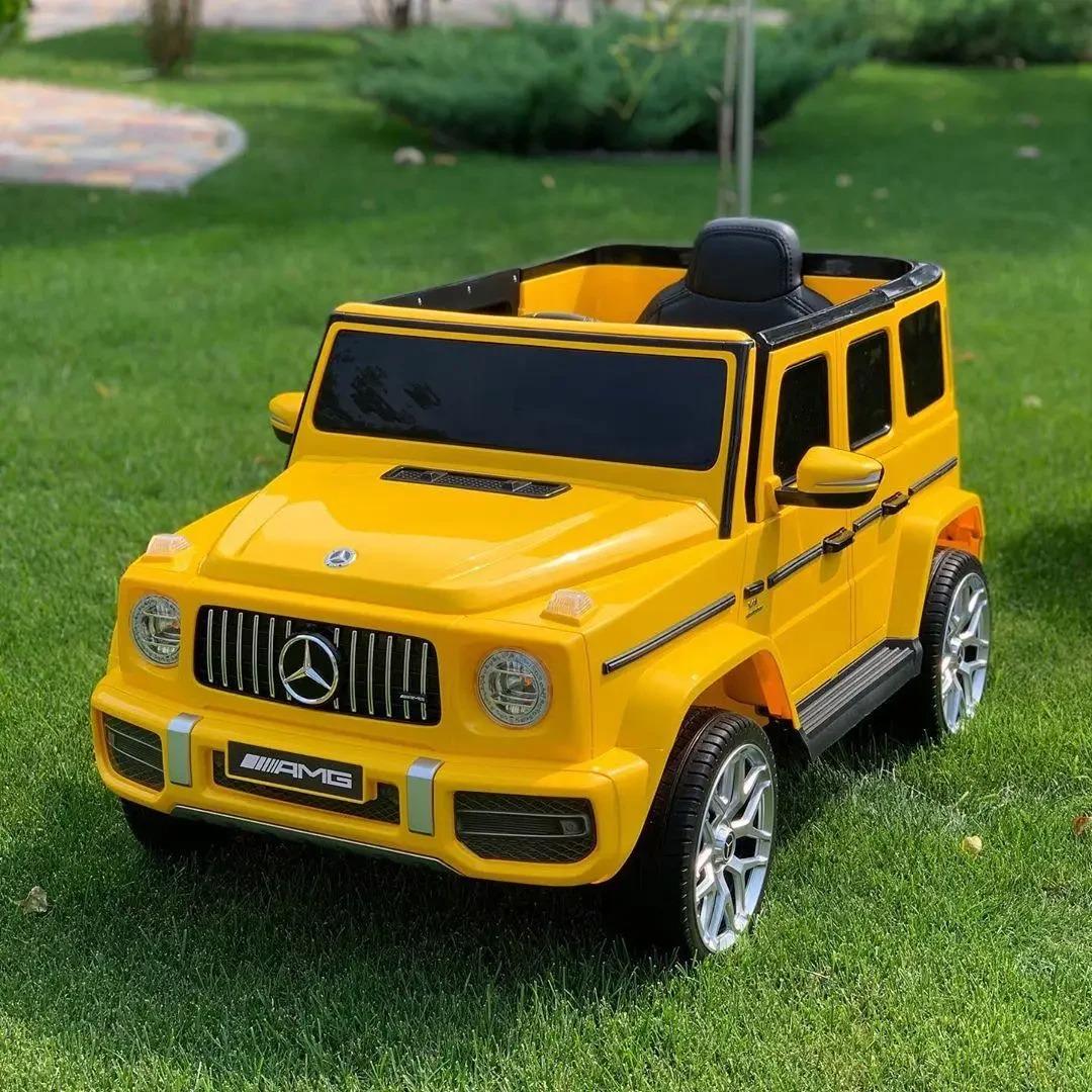 Детский электромобиль Bambi Mercedes-Benz G-class Желтый (M 4214EBLR-6) - фото 8