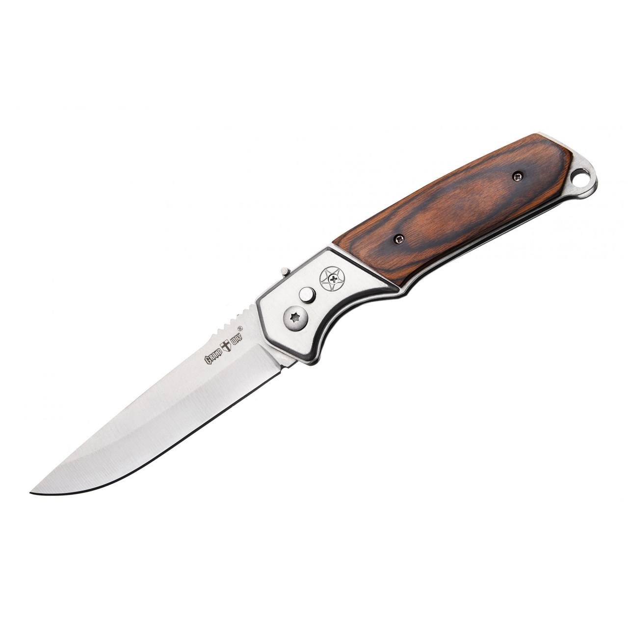 Туристичний ніж Grand Way 333 MK викидний бічний Satin finish (26068427)