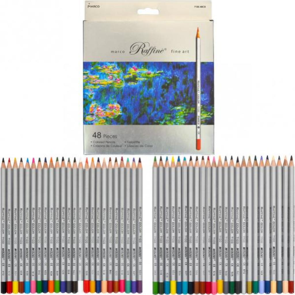 Олівці кольорові Marco Raffine 7100 НВ ART 48 кольорів (1374661)