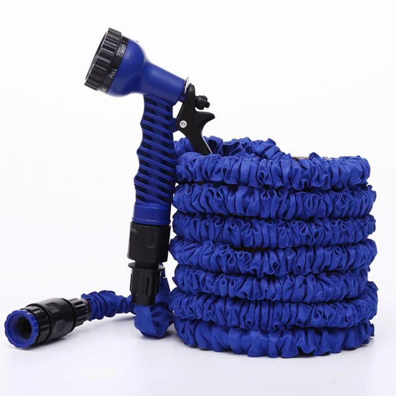 Шланг садовий Magic Hose, що розтягується для поливу, з розпилювачем 45 м Синій - фото 5 Шланг садовий Magic Hose, що розтягується для поливу, з розпилювачем 45 м Синій - фото 5