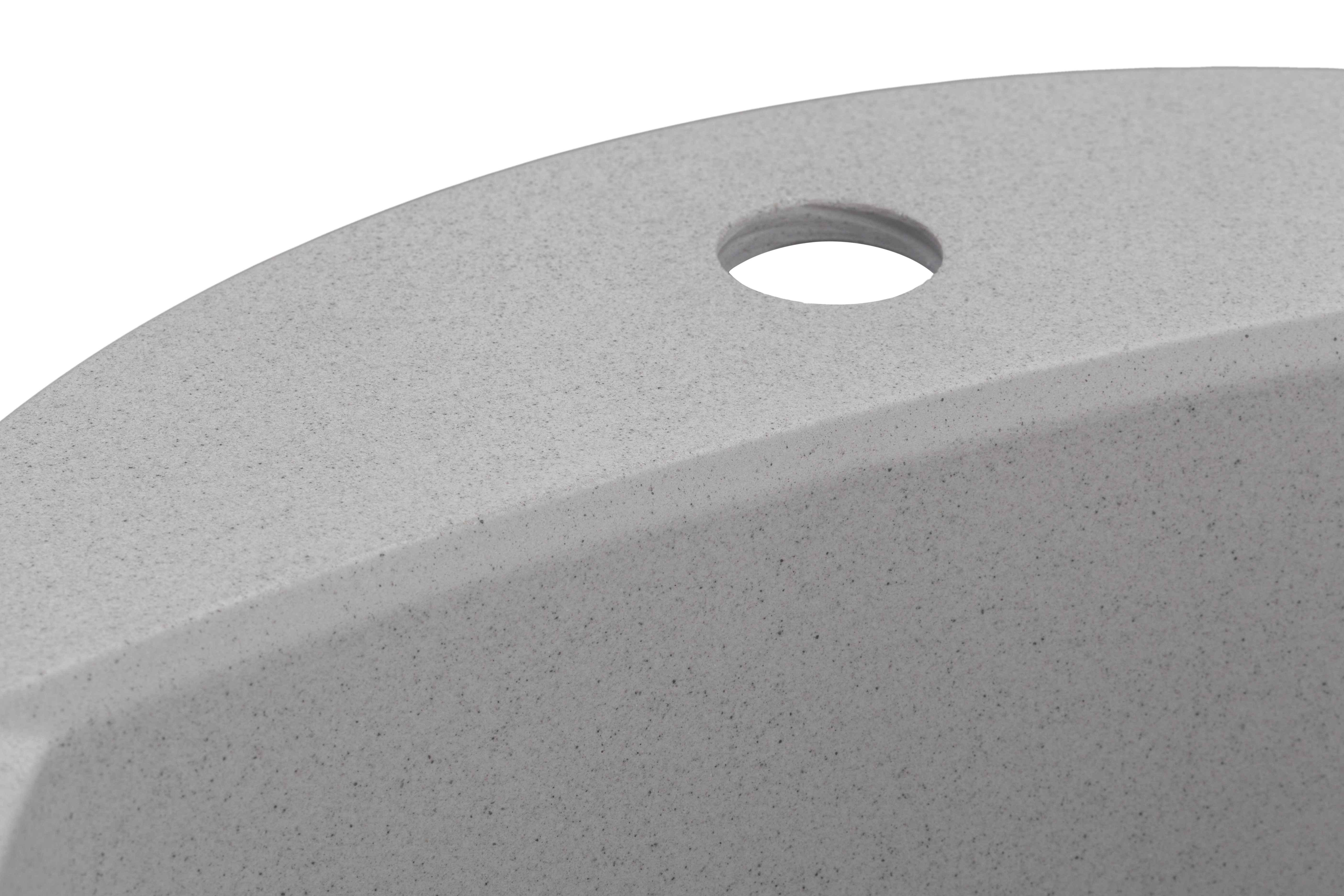 Мойка для кухни Granado Ronda 490х470х200 мм Gris - фото 6 Мойка для кухни Granado Ronda 490х470х200 мм Gris - фото 6