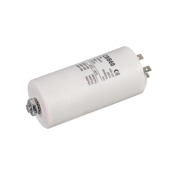 Пусковой конденсатор CBB60 30uF 450V для стиральной машины