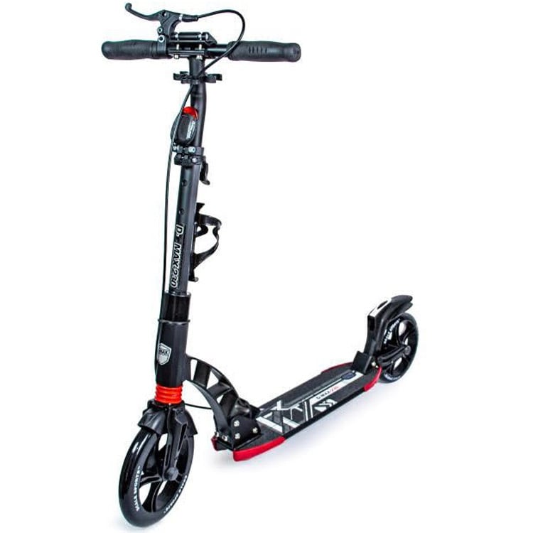 Самокат двухколесный Scale Sports D-Max 230 с ручным тормозом Черный (784774316)