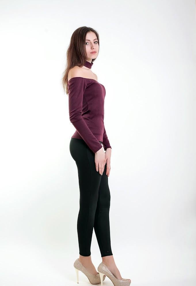 Кофта жіноча Podium Sonna 21101-BORDO S Бордовий