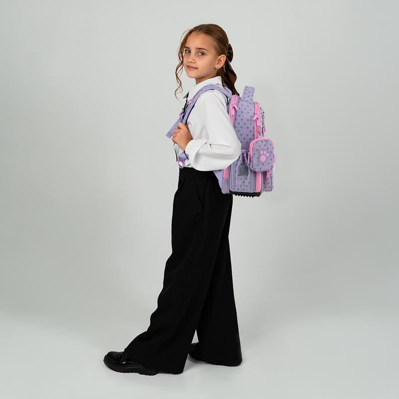 Школьный рюкзак KITE Education SP25-556M Studio Pets каркасный с ортопедической спинкой (995392) - фото 13 Школьный рюкзак KITE Education SP25-556M Studio Pets каркасный с ортопедической спинкой (995392) - фото 13