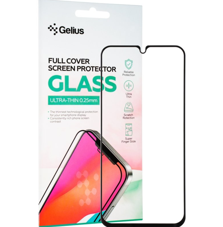 Защитное стекло Gelius Full Cover Ultra-Thin 0.25mm для Samsung A346 (A34) Black