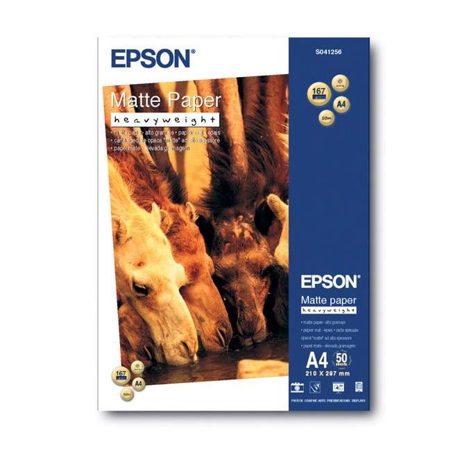 Фотопапір Epson Matte Paper Heavy Weight A4 167г/м² 50 шт. (610780)