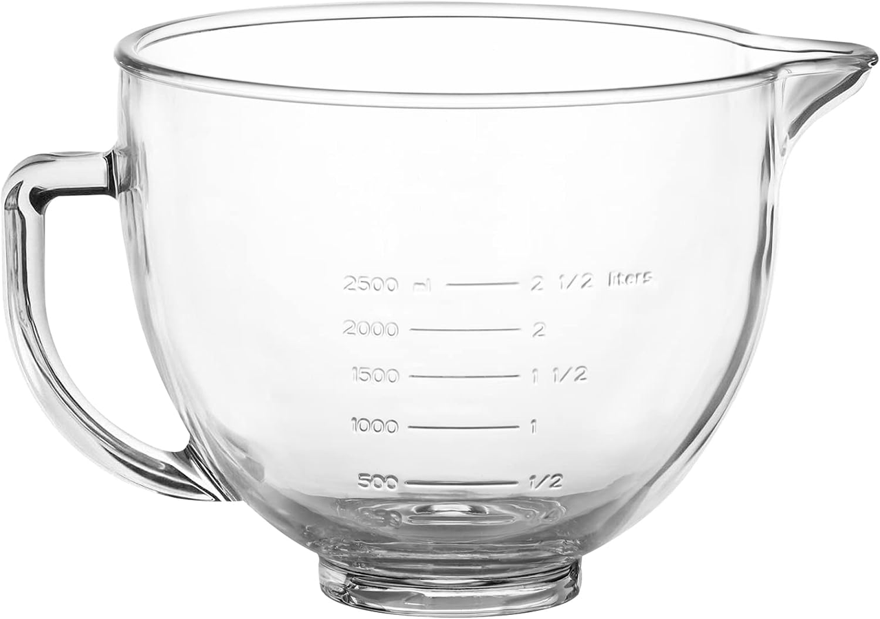 Чаша стеклянная для смешивания KitchenAid 2,5 л (2892536398) Чаша стеклянная для смешивания KitchenAid 2,5 л (2892536398)
