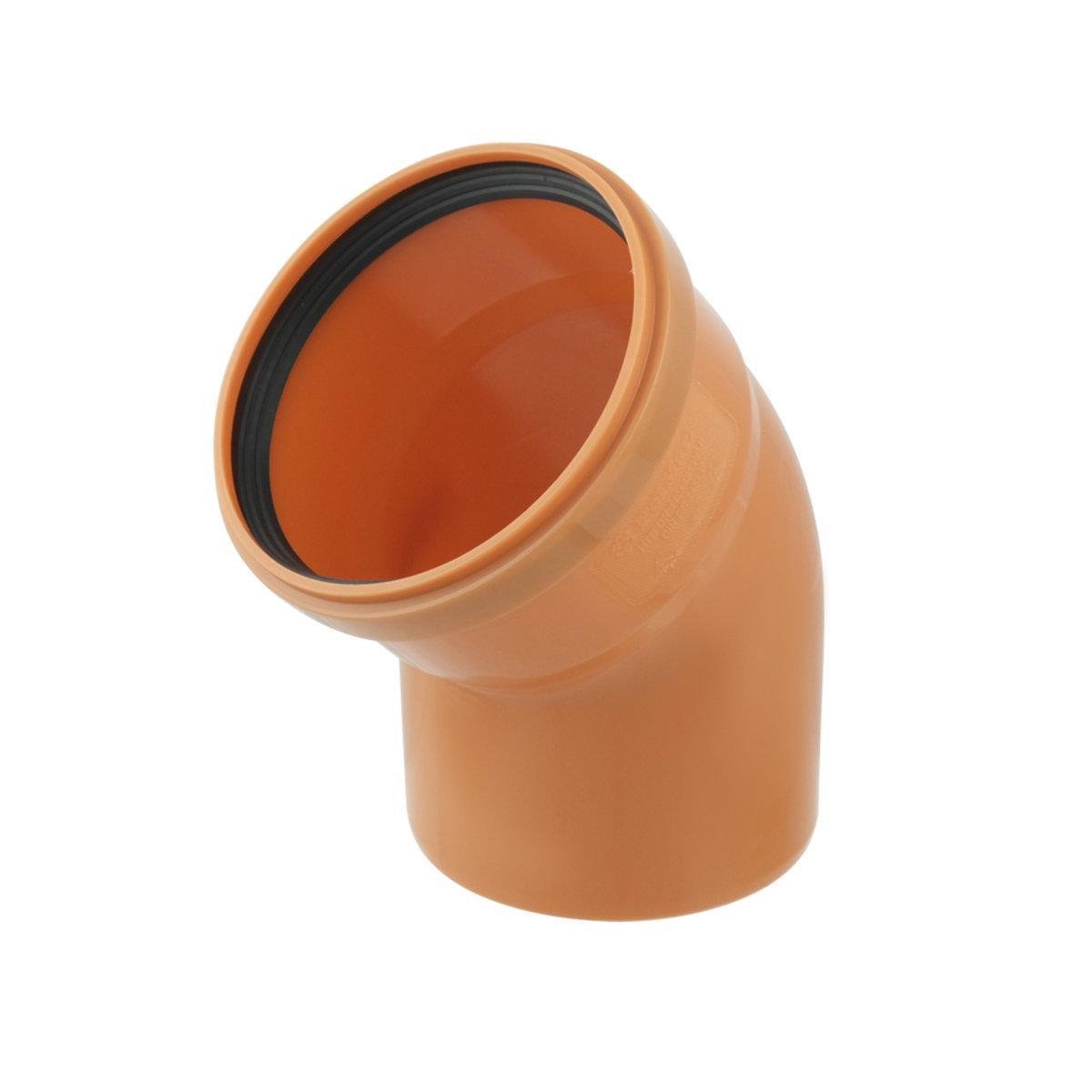 Коліно зовнішнє Polmark 6553041 110 мм 45° (84943)