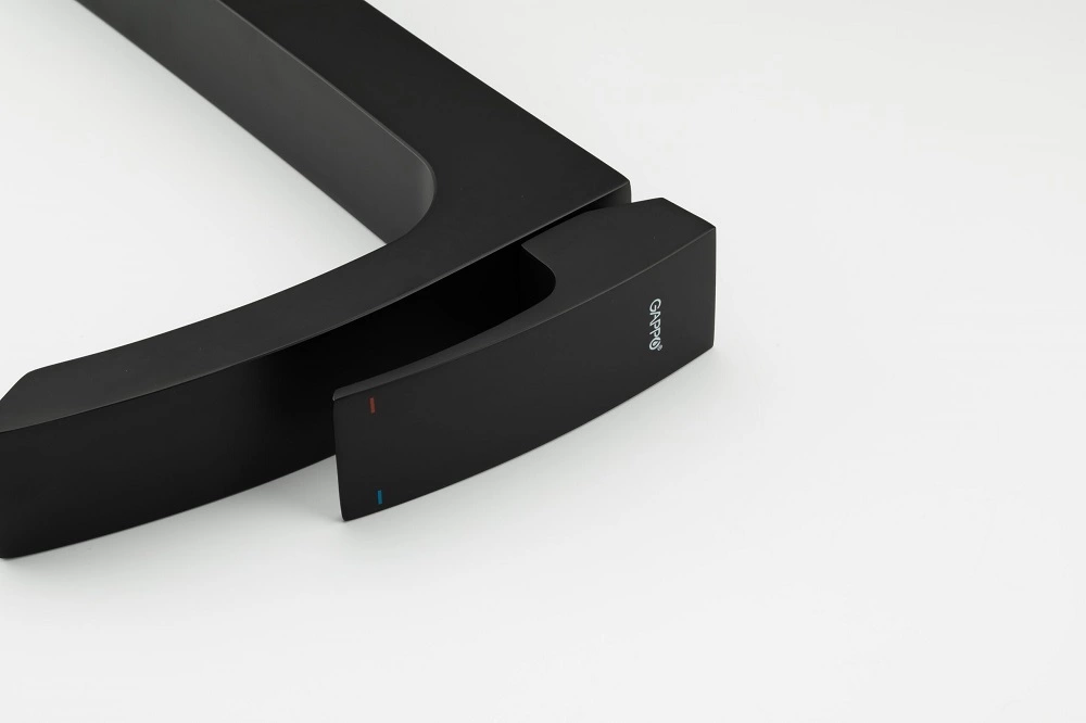 Смеситель для умывальника Gappo G1007-16 Черный (1042406) - фото 5