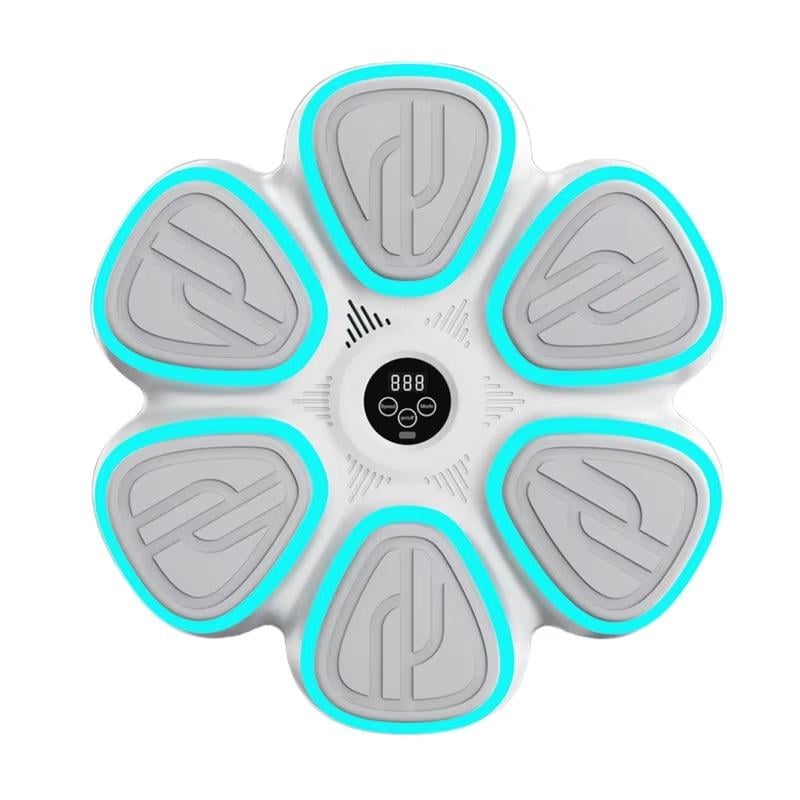 Тренажер боксерский BoostX Smart настенный интерактивный с 6 мишенями и Bluetooth White (B302)