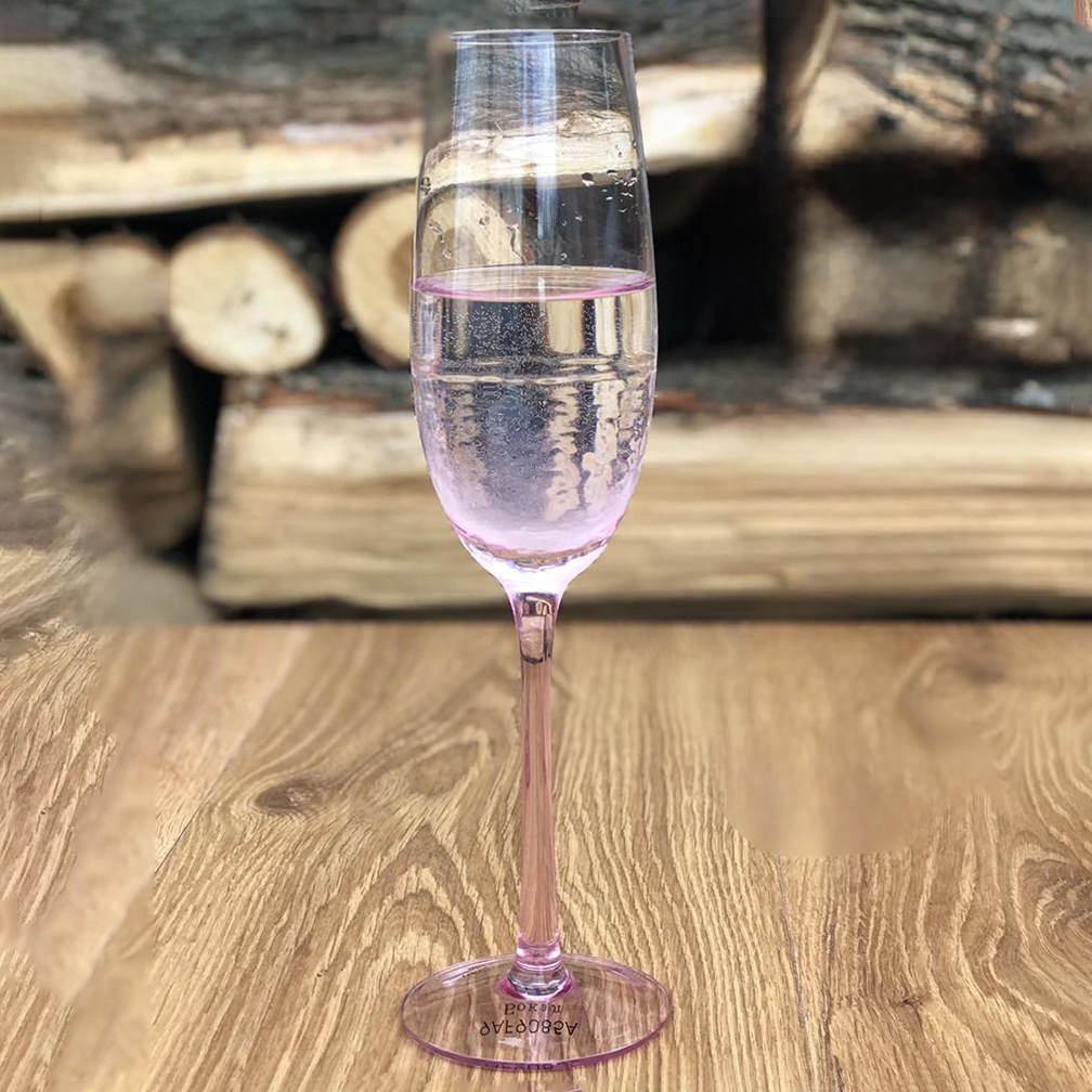 Бокал для шампанського 250 мл Рожева мрія (21-9AF9085A) - фото 2 Бокал для шампанського 250 мл Рожева мрія (21-9AF9085A) - фото 2