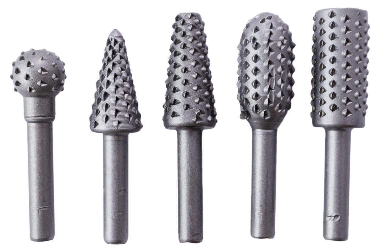 Набір шарошок з дерева Intertool 5 шт. (dr-BT-0030)