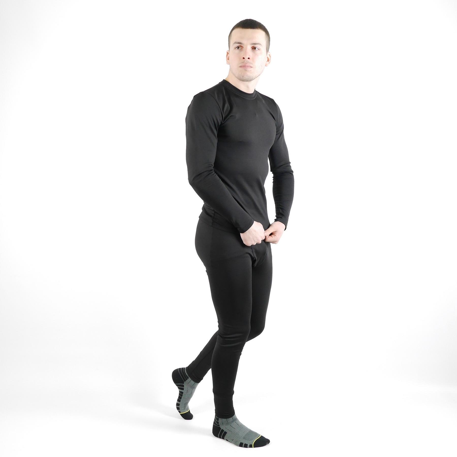 Комплект термобелья на флисе XXXL Черный (1145-XXXL) - фото 2 Комплект термобелья на флисе XXXL Черный (1145-XXXL) - фото 2