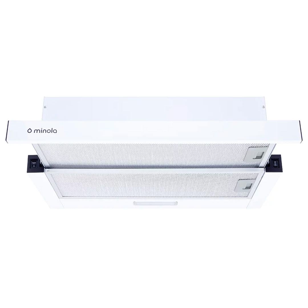 Вытяжка телескопическая Minola HTL 6214 700 LED White (5902767901888)