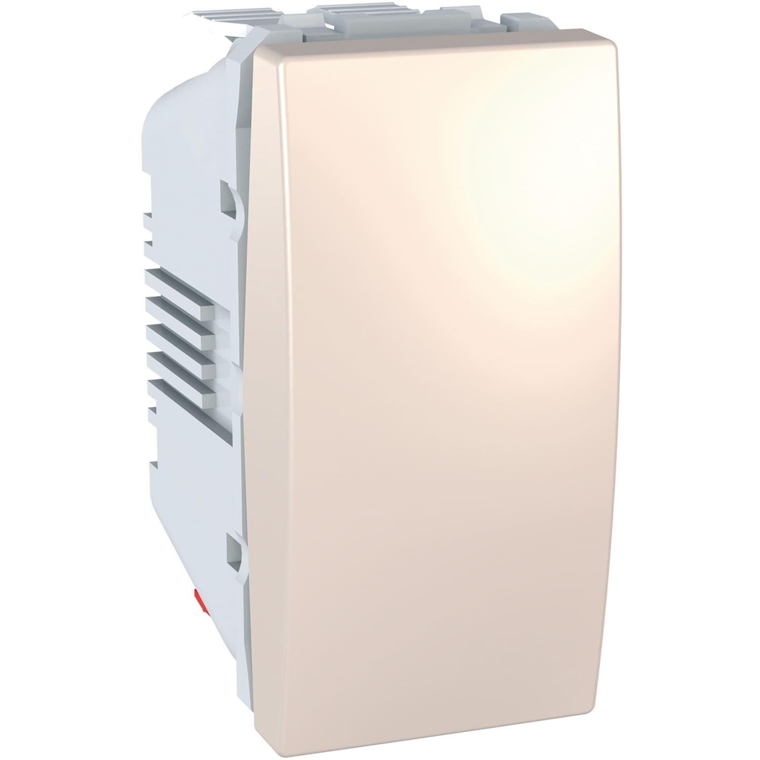 Переключатель проходной Schneider Electric Unica 1 модуль Слоновая кость (MGU3.103.25) Переключатель проходной Schneider Electric Unica 1 модуль Слоновая кость (MGU3.103.25)