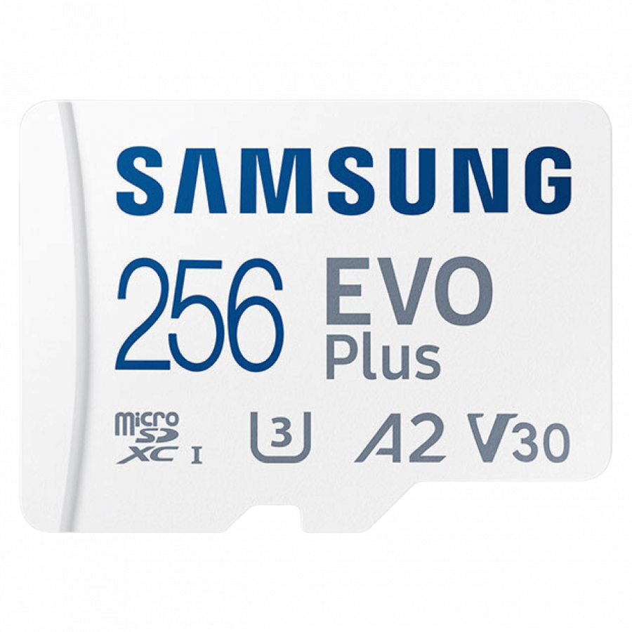 Карта пам'яті Samsung EVO Plus microSDXC 256GB UHS-I із SD адаптером