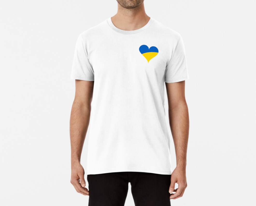 Футболка мужская Stedman с принтом Украина в моем серце XL Белый (УКР203-1656836097)