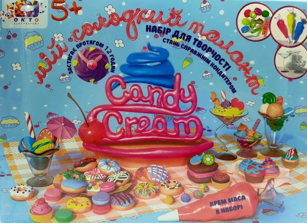 Набор для лепки OKTO крем-мусс Candy cream Шоколадные фантазии 30х21х6 см (75011)