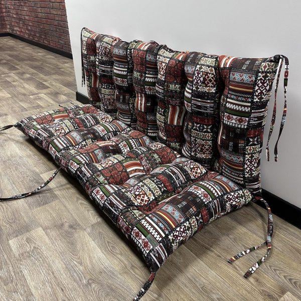Подушка на поддоны/качели/каркасы/садовую мебель Patchwork design Comfort Home панама 150х50х50 см