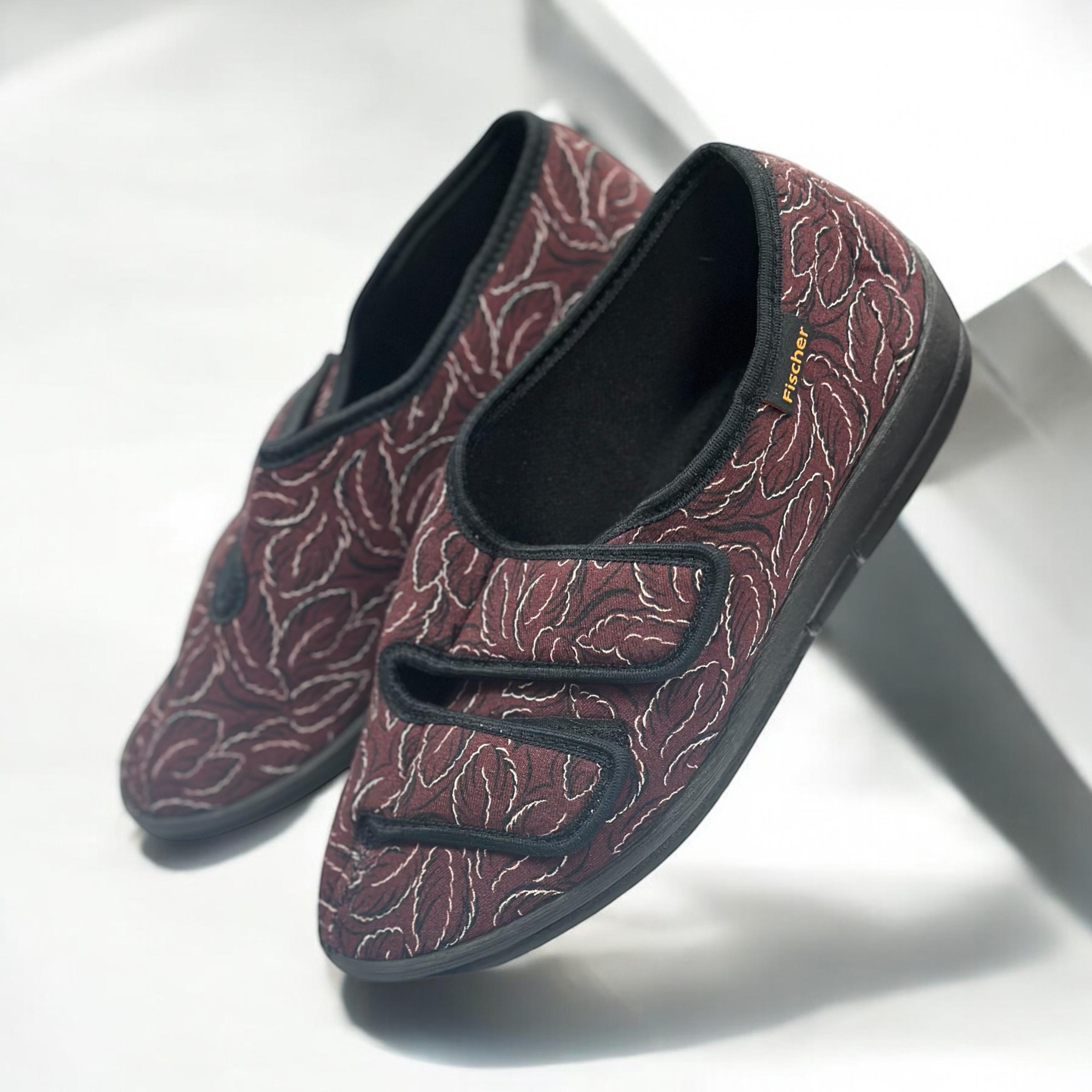 Тапки диабетические женские Fischer текстиль р. 39 Бордовый (25937367) - фото 3 Тапки диабетические женские Fischer текстиль р. 39 Бордовый (25937367) - фото 3