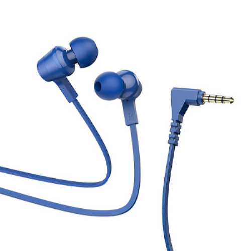 Наушники HOCO Oceanic universal earphones with mic M86 blue