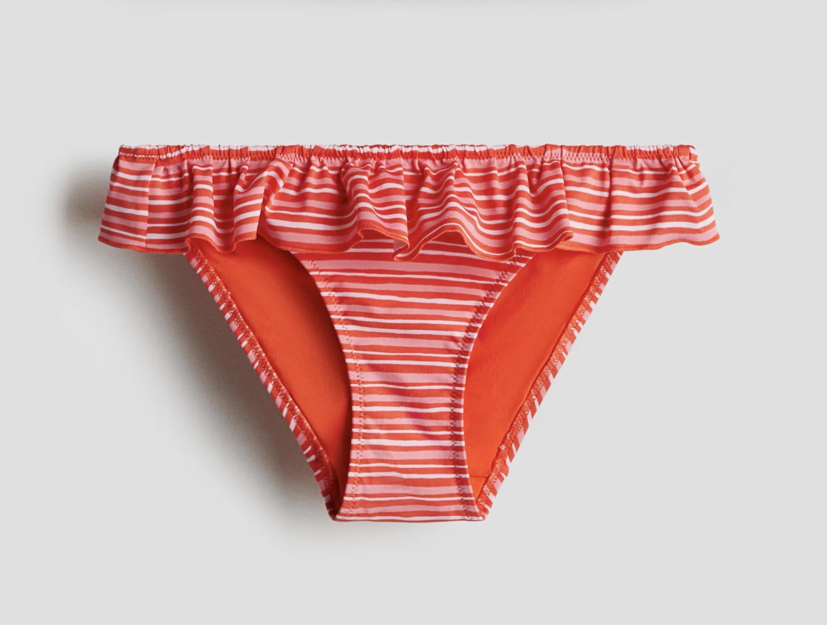 Купальные трусики H&M Полоски 1284801-1 146-152 см Красный