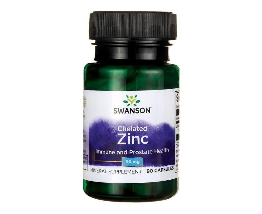 Хелат цинка Chelated Zinc 30 mg 90 caps