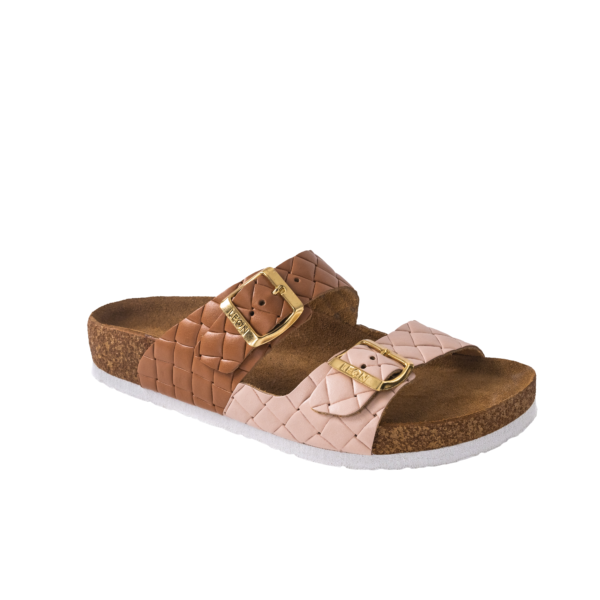 Женские шлепанцы кожаные Leon 4011 р. 36 Белый