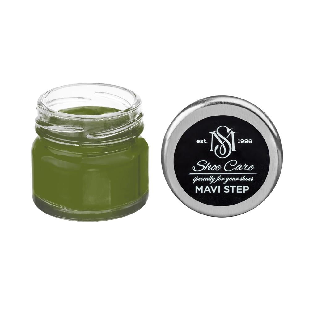 Крем для взуття зі шкірозамінника MAVI STEP Custom 25 мл Насичений оливково-зелений (5040-G50Y) - фото 1 Крем для взуття зі шкірозамінника MAVI STEP Custom 25 мл Насичений оливково-зелений (5040-G50Y) - фото 1