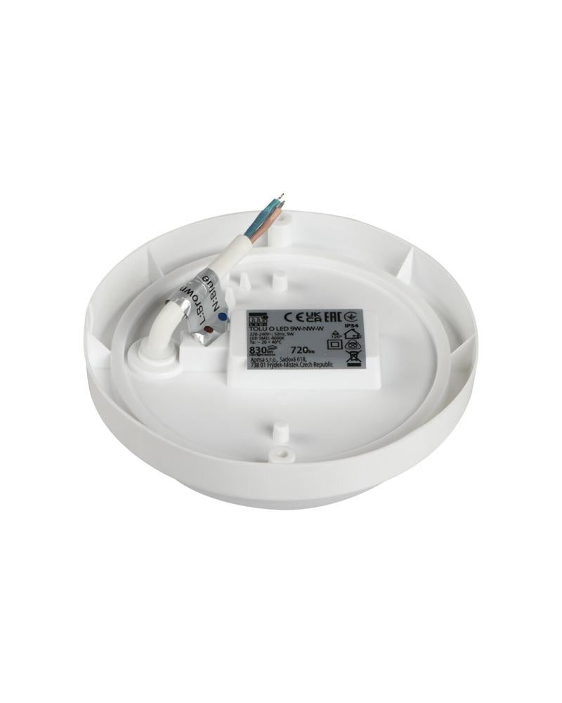 Світильник вуличний Kanlux 31497 Tolu Led 1x9W 4000K 720Lm IP54 Wh (19482898) - фото 2