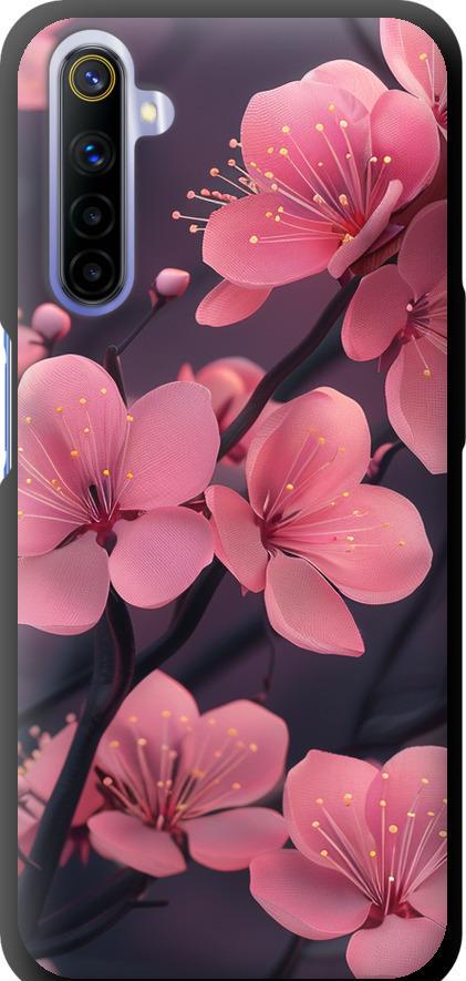 Чехол на Realme 6 Пурпурная сакура (6075b-1913-42517) Чехол на Realme 6 Пурпурная сакура (6075b-1913-42517)