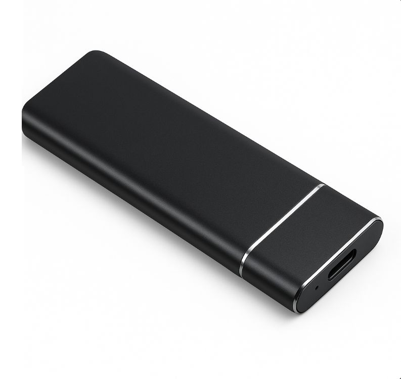 Зовнішня кишеня для SSD M.2 Type-C алюміній Black (106054e3)