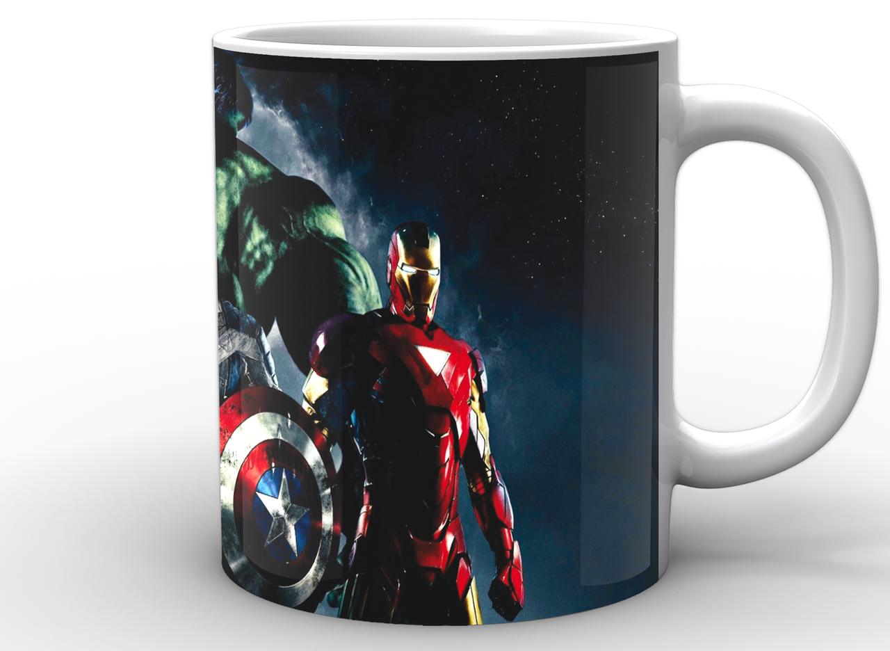 Чашка GeekLand Captain America and Iron Man 330 мл (IM.02.002)