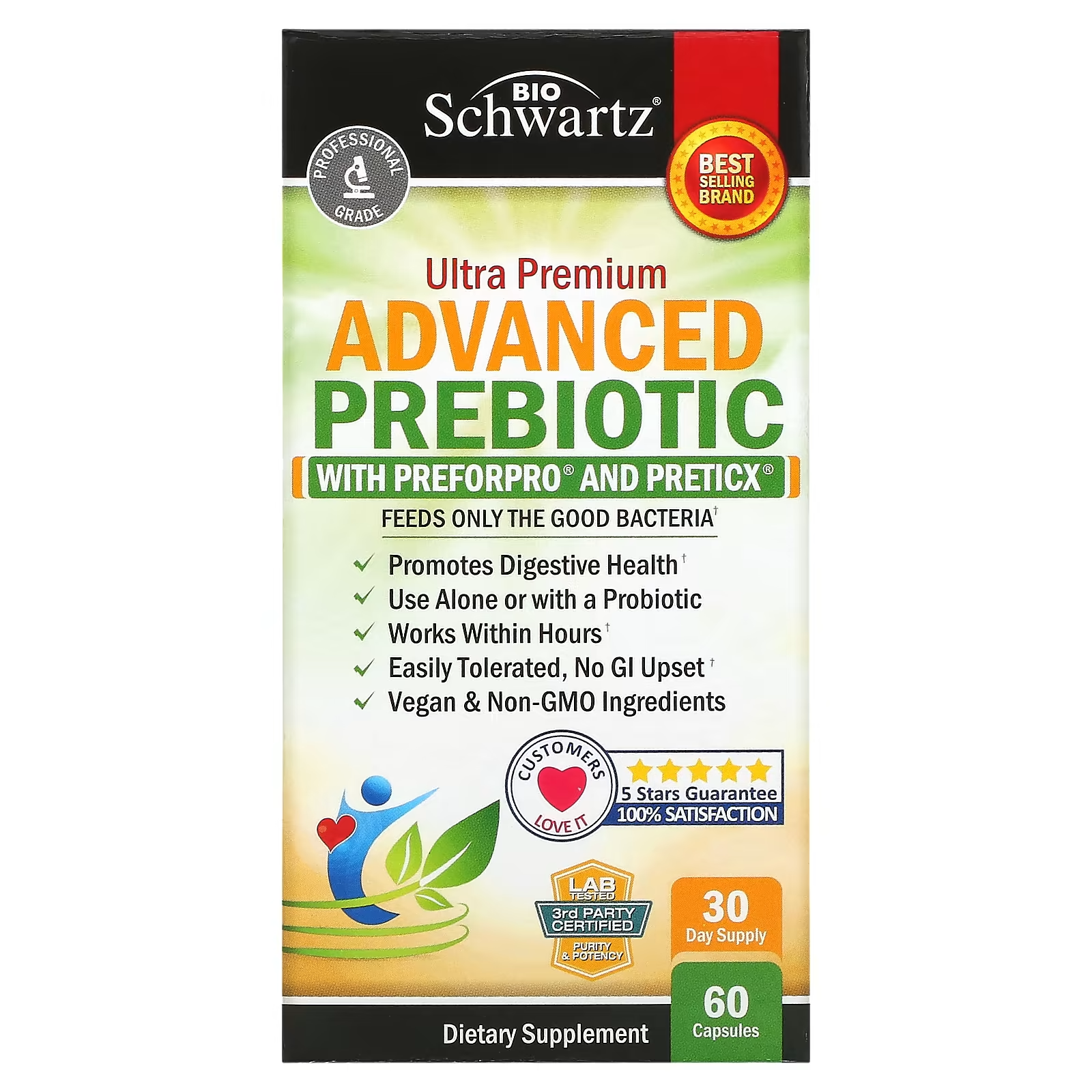 Прибиотик BioSchwartz 60 растительных капсул