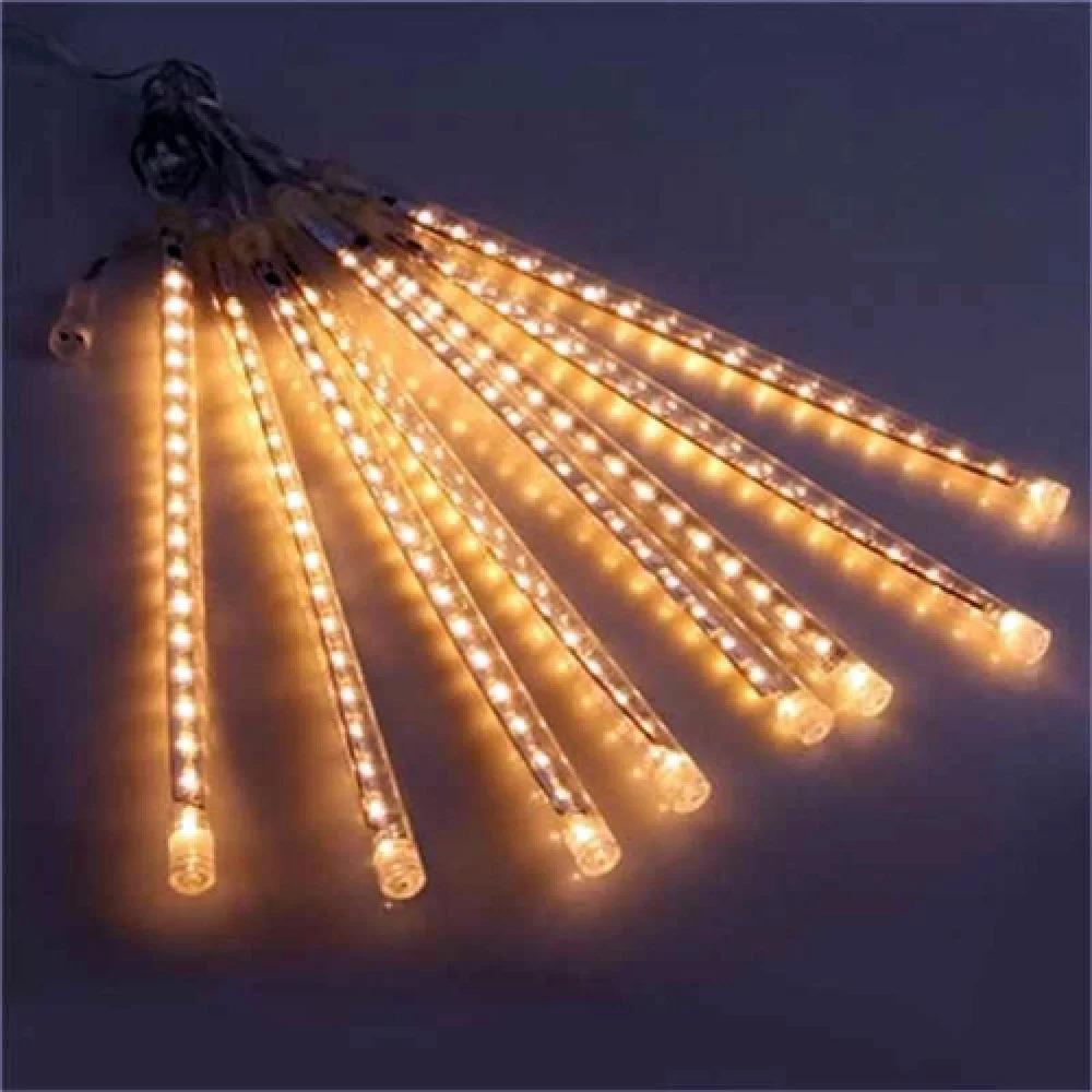 Гирлянда Тающие сосульки 50 см Теплый белый (1-127)