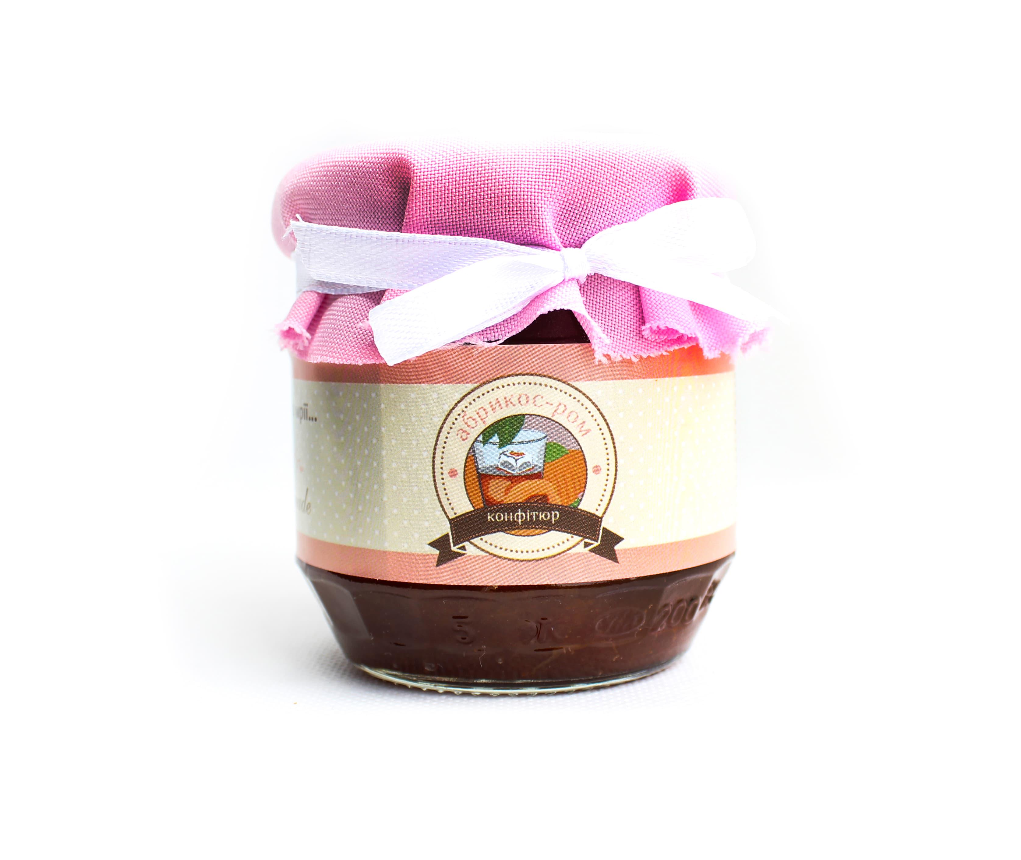 Конфитюр абрикос и ром 200 мл