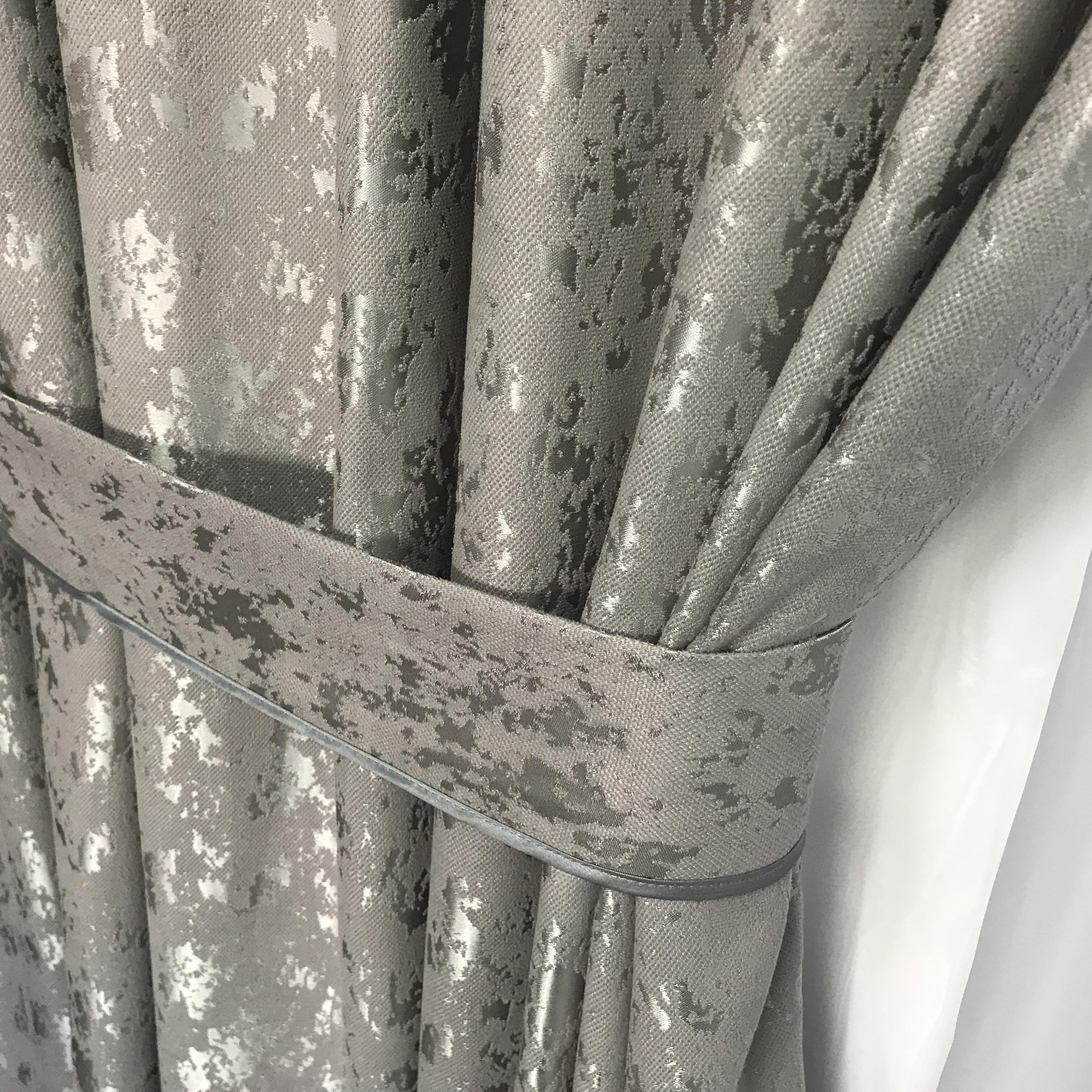 Готові мармурові штори ALBO 200x270 см 2 шт. Сірий (SH-M19-2) - фото 8