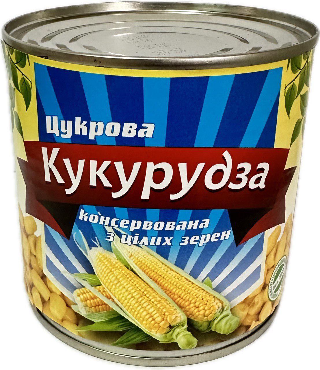 Кукурудза цукрова консервована БТМ 340 г (4820049140446) - фото 1