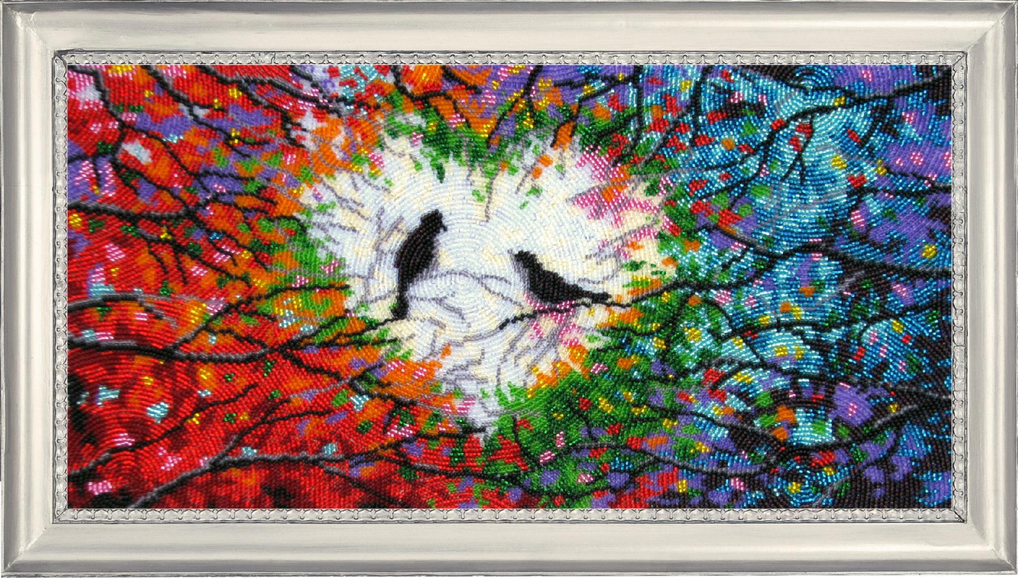 Набір для вишивання бісером BUTTERFLY 533 Пісня кохання 20х40 см (533)