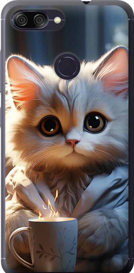 Чехол на Asus ZenFone Max Plus M1 ZB570TL White cat (5646u-1361-42517) Чехол на Asus ZenFone Max Plus M1 ZB570TL White cat (5646u-1361-42517)