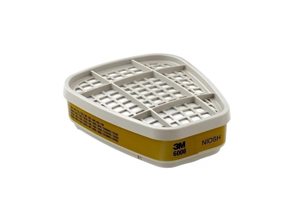 Картридж фильтр 3M 6006 универсальная защита от газов и паров для респираторов 6200/6502QL/7502/6800 /FF-402 - фото 4 Картридж фильтр 3M 6006 универсальная защита от газов и паров для респираторов 6200/6502QL/7502/6800 /FF-402 - фото 4