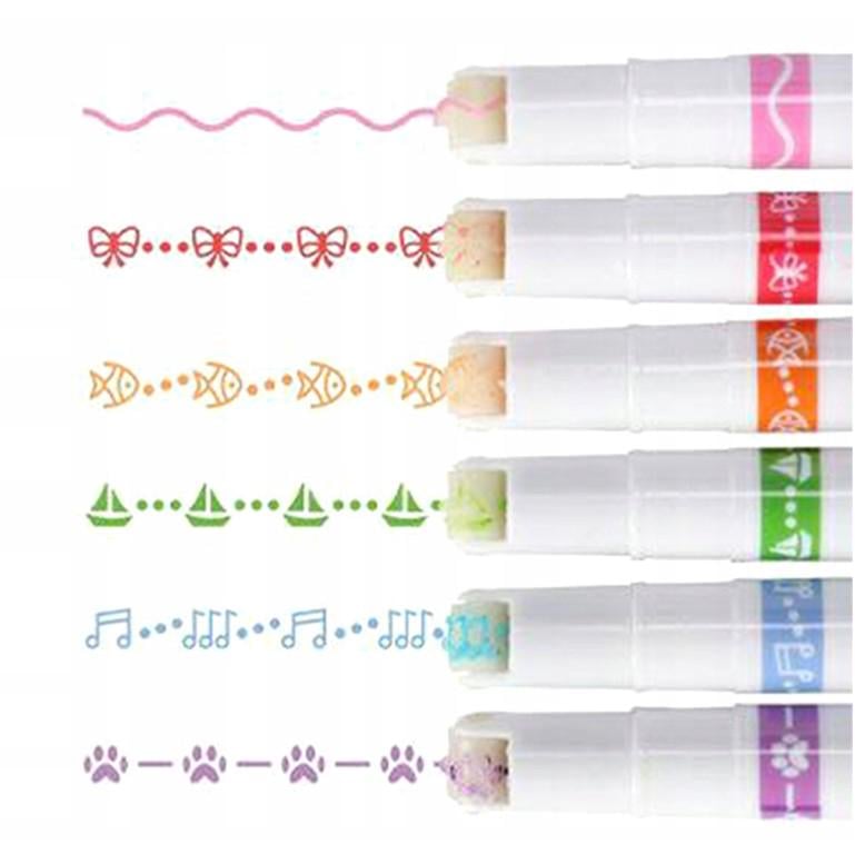 Набір кольорових маркерів 6 шт. - фото 11 Набір кольорових маркерів 6 шт. - фото 11