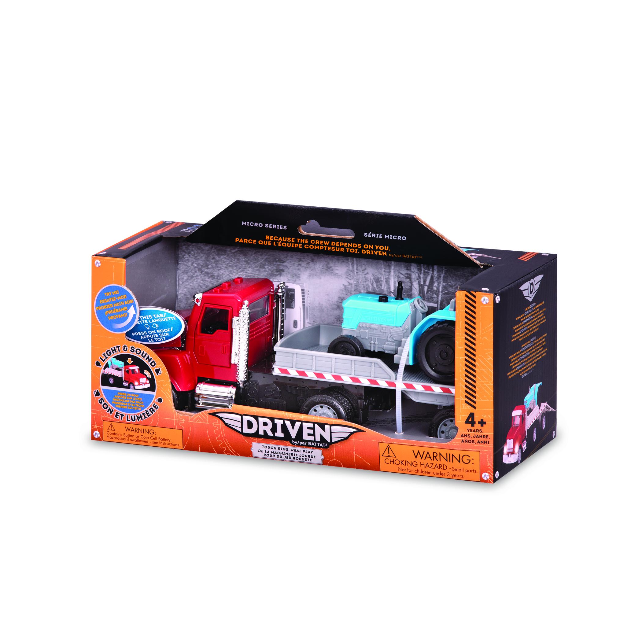 Игровая машинка Driven MICRO Грузовик-эвакуатор Красный (WH1073Z) - фото 4