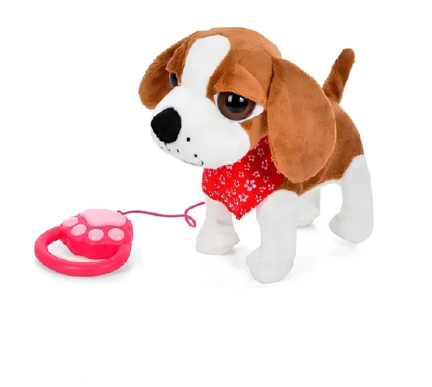 Интерактивная игрушка детская Limo Toy Собачка бигль музыкальная из текстиля 27 см Коричнево-белый (150-98-M4879IUABI)