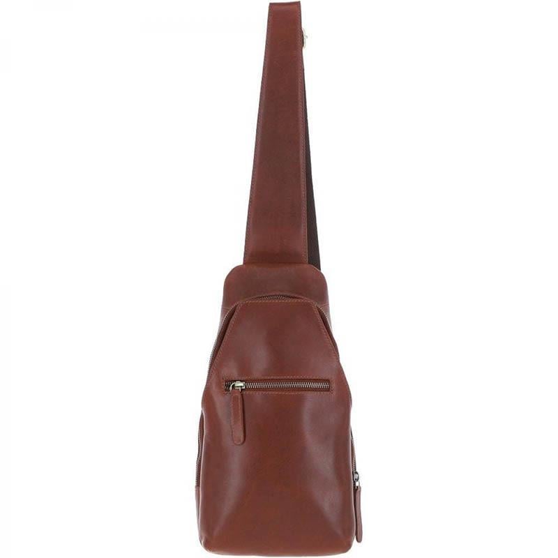 Мужская сумка нагрудная Ashwood K43 Chestnut (K43 CHESTNUT)